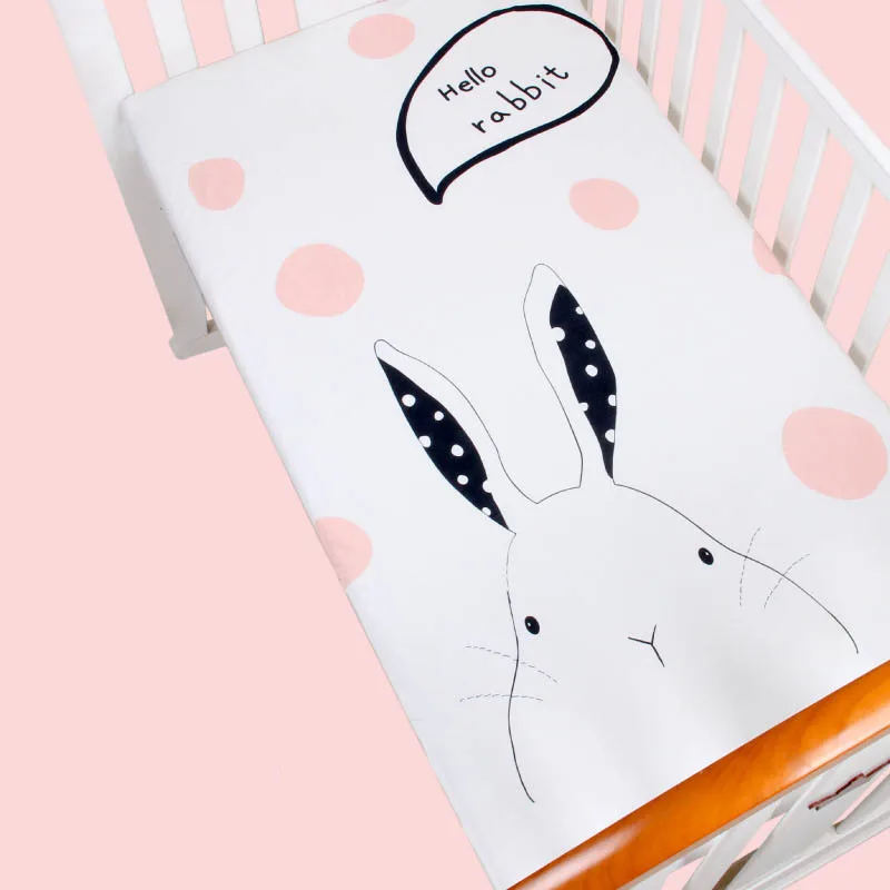 Новорожденная кроватка простыня мультфильм ребенок наматрасник Bebe постельные принадлежности эластичный покрывало чехол
