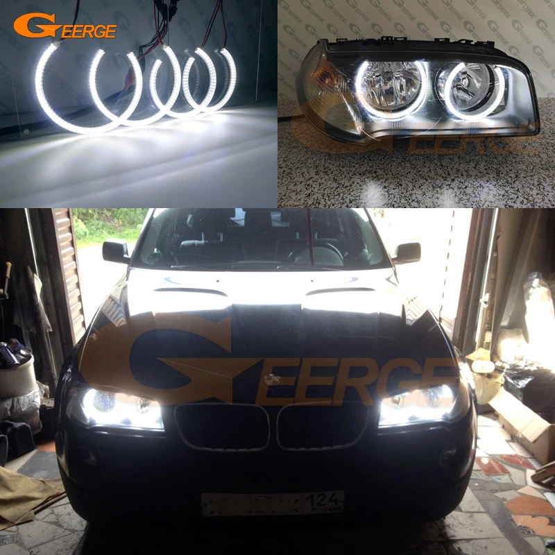 Для BMW E83 X3 facelift 2007 2008 2009 2010 ультра яркий SMD светодиодный ангельские глазки набор
