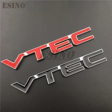 חדש רכב סטיילינג 3D VTEC מתכת כרום אבץ סגסוגת סמל רכב גוף מדבקת תג אוטומטי אבזר עבור סיוויק אקורד אינסייט