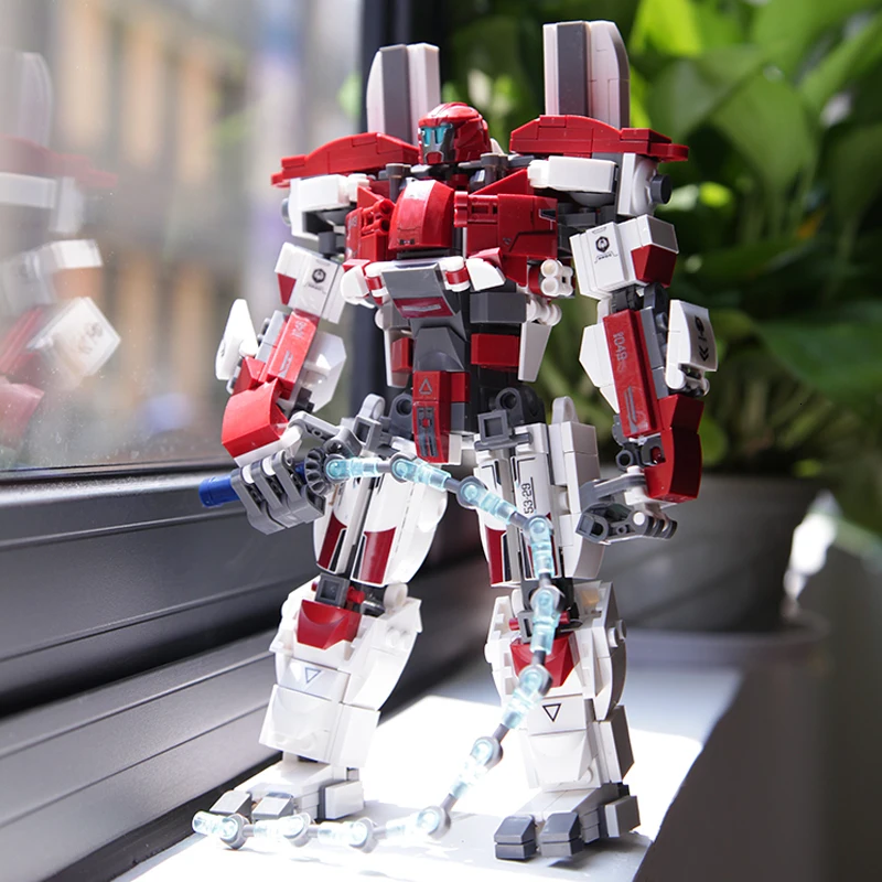 

Robot Mech Series Guardian Bravo Building Blocks Model Gipsy Avenger Bricks Compatible Legoingly Starwars Transformation Toys