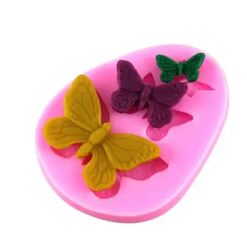 

1Pc Butterfly Silicone Mold Shaped Fondant Cake Mold Soap Mould Backware Baking Cooking Tools Sugar Cookie Jelly Pudding Decor