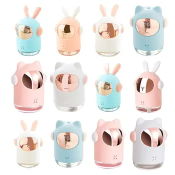 

300ml Mini USB Space Rabbit Cat Ultrasonic Fresh Air Humidifier with LED Light