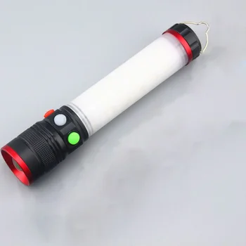 

XANES 800 Lumens Flashlight 6 Modes USB Rechargeable Magnetic Attraction Torch Light Waterproof Hunting Emergency Lamp Hook