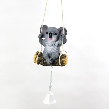 

Koala / Panda Wind Chime Bell Garden Ornament Indoor Window Hanging Decor New