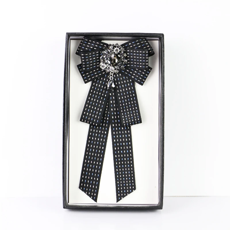Ribbon Bow Ties Британский мужской женский ленточный галстук-бабочка, носовой цветок, карманный квадратный свадебный галстук для рубашки, пальто, сплав, стразы носовые платки с бантиком - Цвет: Ribbon Bow Ties