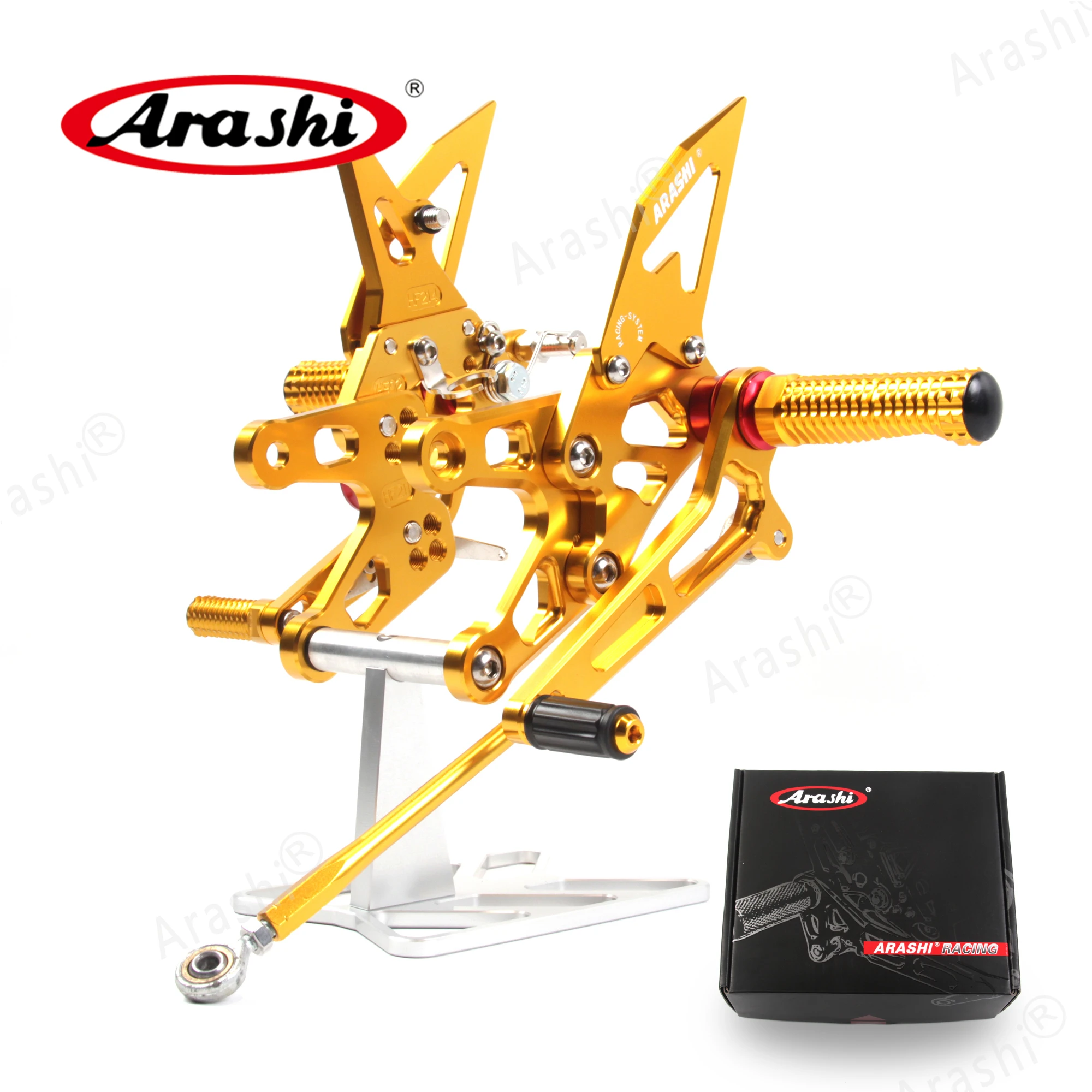 Arashi ZX10R NINJA ZX1000 2006 2007 CNC Регулируемая подножка для KAWASAKI ZX 1000 ножные подножки педали