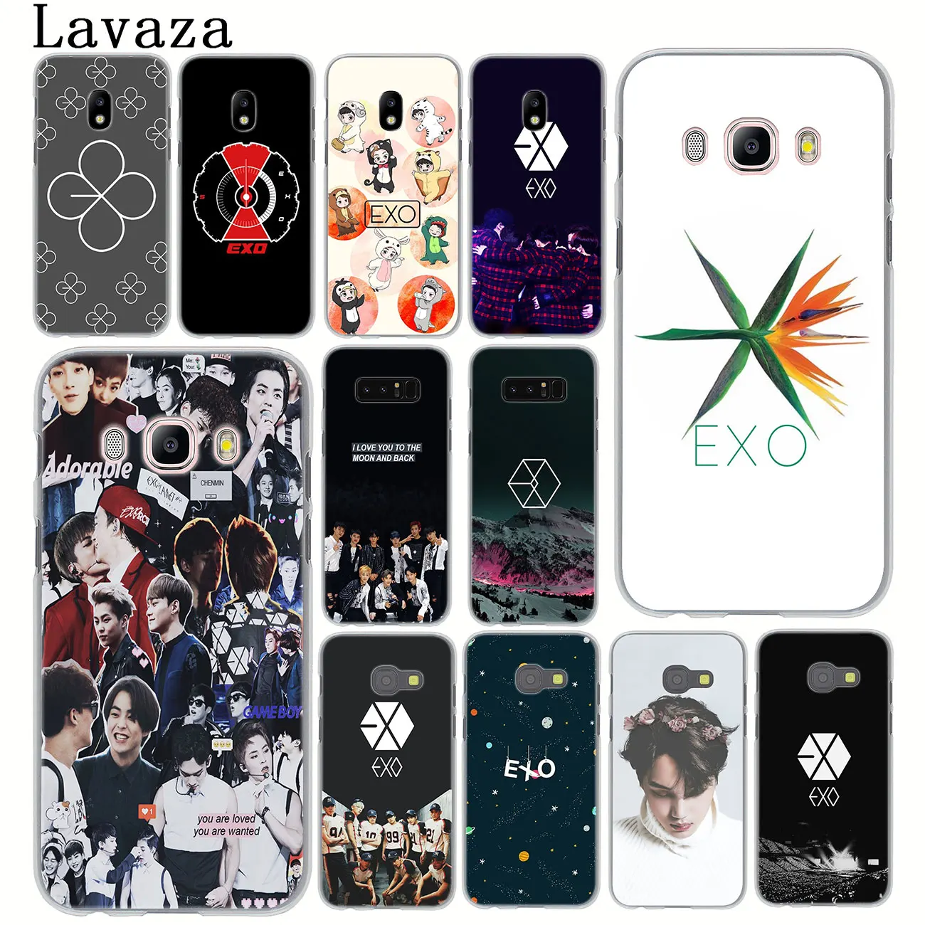 Lavaza EXO lucky one жесткий чехол для телефона Samsung Galaxy J8 J7 Duo J6 J5 J4 Plus 2018 2017 2016 J2 J3 EU US Prime 2015