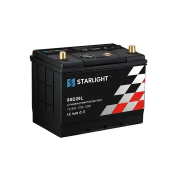 

LiFePO4 12.8V 80D26L Automobile Lithium Battery