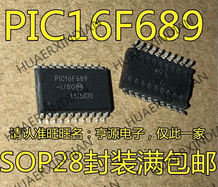10 шт./лот PIC16F689-I/SO SOIC-20 8 PIC16F689 в