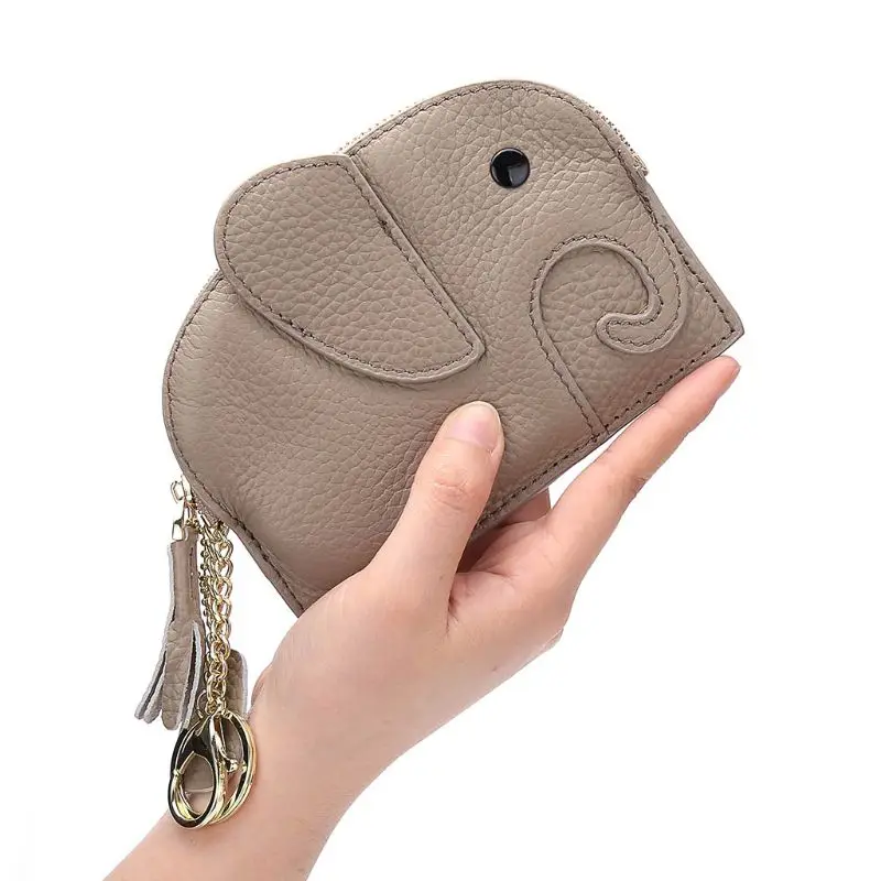 Чехол с откидной крышкой с изображением слона из мультфильма кошелек Кредитная Держатель для карт из искусственной кожи портмоне Чехол Органайзер для брелоков