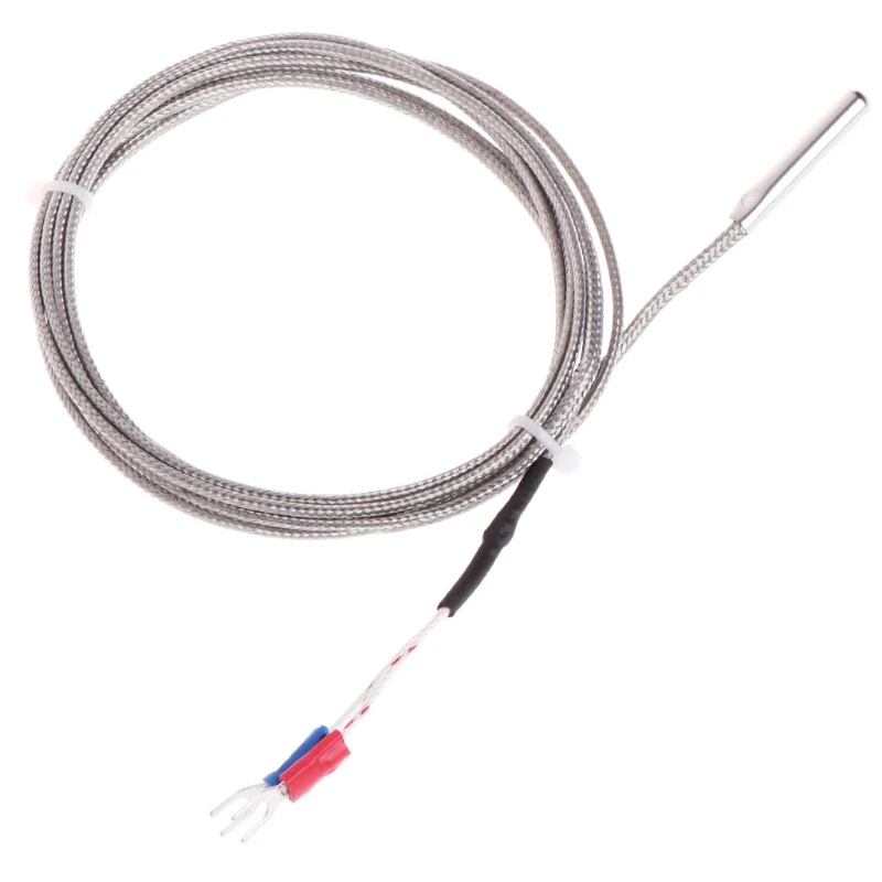 

2m K-Type Thermocouple Temperature Sensor 0-600â„ƒ 5*30mm Probe Stainless Steel