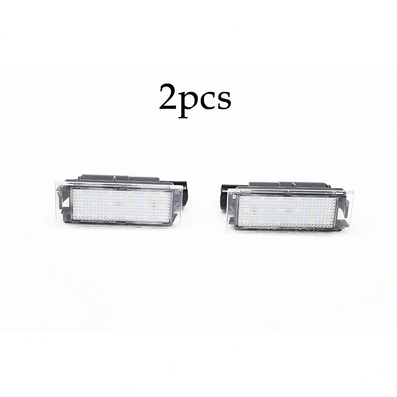 luce targa posteriore 2 Pcs - Per Megane 3 Clio IV Laguna 2 Megane 3 Twingo Master Vel Satis Numero Di Luci Della Targa