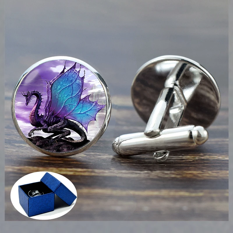 Запонки Wings Dragon костюм рубашка Лучший человек запонки злой Дракон ювелирные