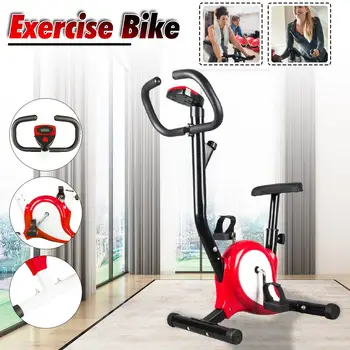 

Home Gym Fitness Indoor Spinning Cycling Training Exercise Bike LCD Display Spinning Bicycle Workout Training 120kg Max Weight