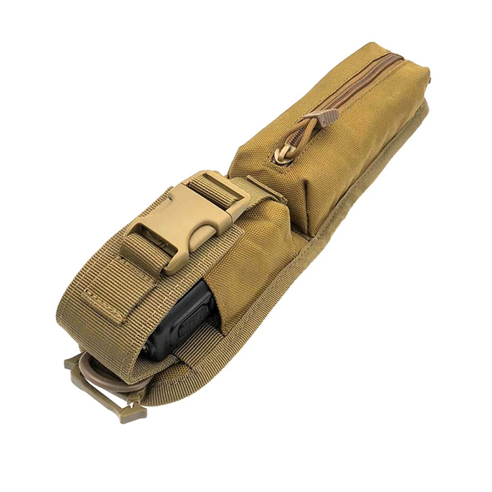 Khaki Сумка EDC медицинский пояс Висячие аксессуары для кемпинга Сумки На плечевом ремне тактический военный водонепроницаемый инструмент Молл Sundries рюкзак - Цвет: Khaki