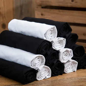 

ROX104-110 Explosion T-shirt American ka ji Heavy Solid Color 250g Short Sleeve Men T