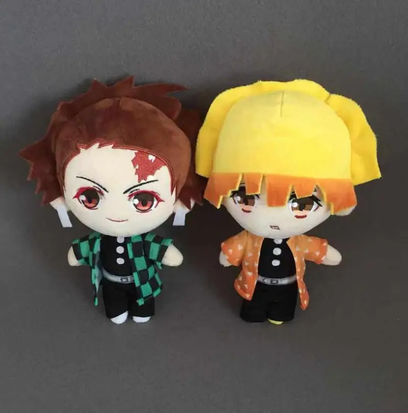 Demon Slayer: Kimetsu no Yaiba Nezuko Tanjirou Douma Makomo Kochou Shinobu фигурка косплей милые плюшевые куклы мягкая игрушка подарок 20 см