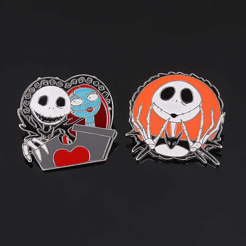 Миди хоррор Джек Скеллингтон Броши Кошмар перед Рождеством Тима Бертона Труп