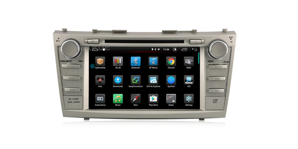 MEKEDE HD 2G ram Android 9,0 автомобильный dvd-плеер для toyota camry 2007 2008 2009-20112Din Аудио мультимедийный плеер gps Navi Head Uni