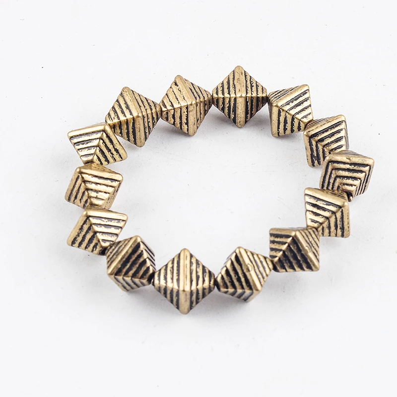Bohamia, винтажный панк браслет золотого цвета для женщин, ручной работы,, подарок на день рождения