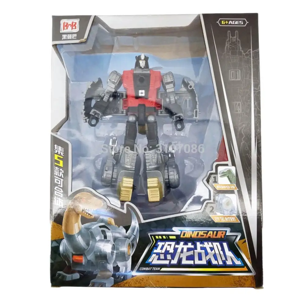 Sludge Retail Box BMB трансформация Dinoking Volcanicus Grimlock Slag Sludge Snarl Swoop slash Dinobots 5в1 сплав фигурка робота игрушки - Цвет: Sludge Retail Box