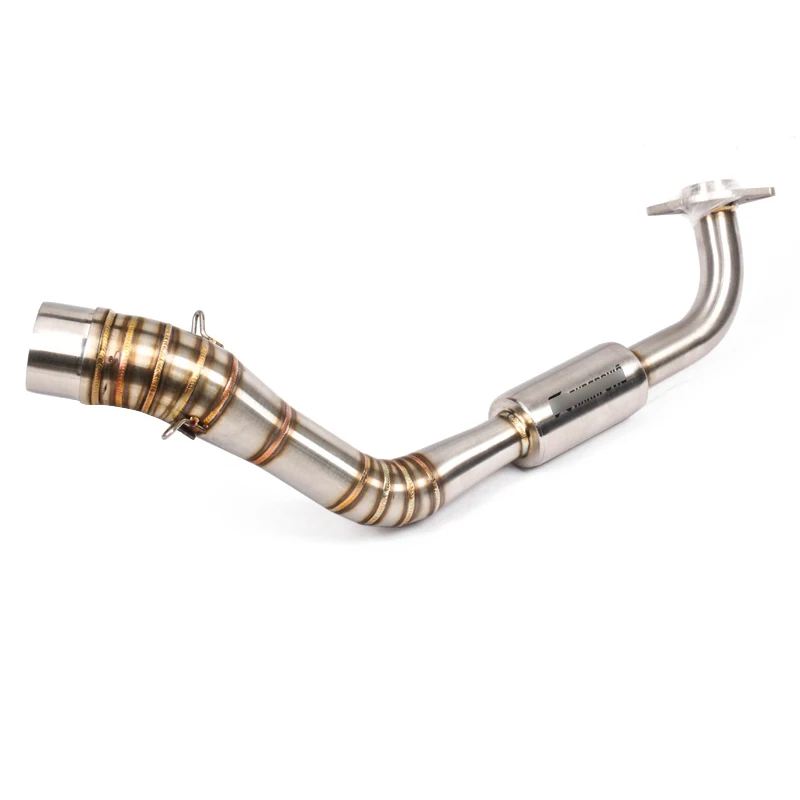 For Yamaha NVX155 Aerox155 Exhaust Pipe Motorcycle Header Link Pipe with Catalyst Slip On 51 mm Escape Scooter Exhaust System