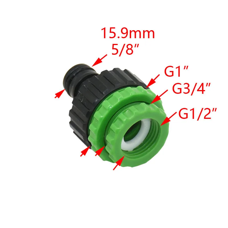 1/2 3/4 1" Female Quick connector quick fitting adapter Garden tap For faucet water pipe connector 1pcs