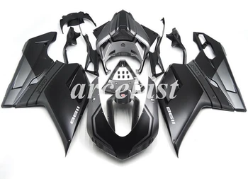 

Injection New ABS Full Fairings Kit Fit for DUCATI 848 evo 1098 1198 1098S 2007 2008 2009 2010 2011 2012 Body Set black