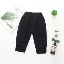 Г. Весенние детские повседневные штаны в Корейском стиле весенне-осенние детские спортивные штаны в полоску с надписями От 1 до 3 лет O