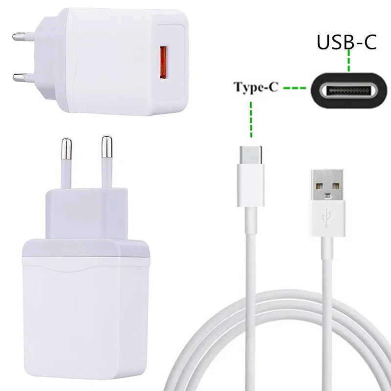 Зарядный кабель USB Type C для Samsung S8 A31 M31 A40 Sony Xperia 1 10 XA2 Ultra Huawei P20 P9 Honor 9X Redmi Note 7