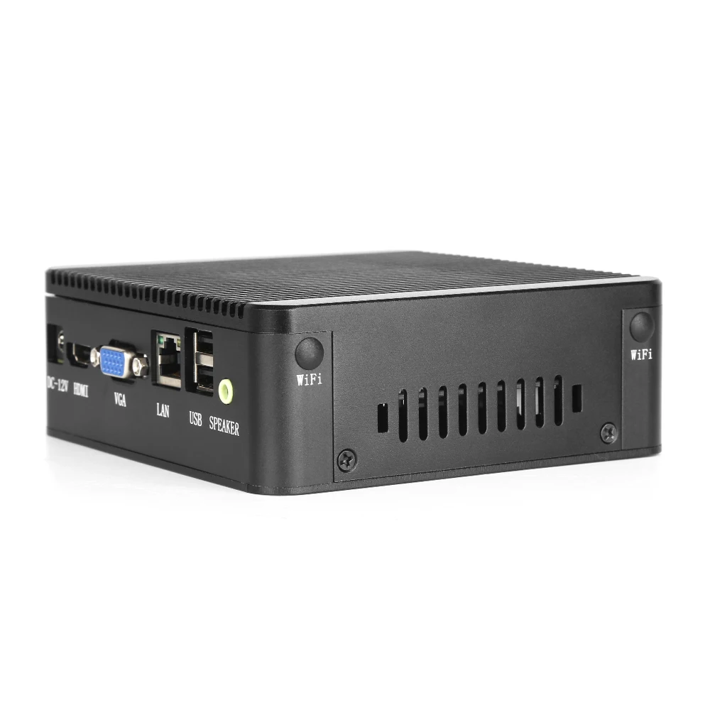 J1900 безвентиляторный мини ПК i7 7500U i5 7200U i3 7020U промышленный Мини DDR4 8 Гб RAM 256 ГБ SSD