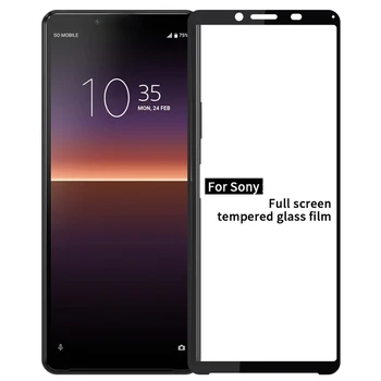

Tempered Glass Screen Protector Film For Sony xperia 1 10 ll Toughened color Protective film For Sony xperia 10 glass Film