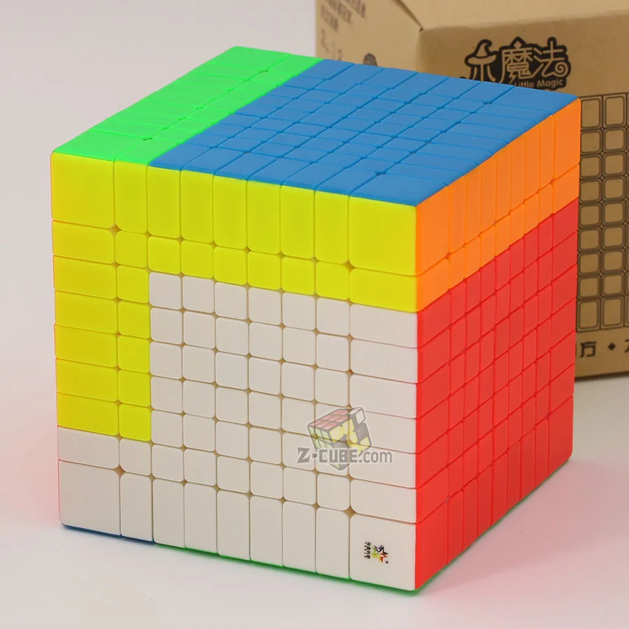 Магический куб головоломка YuXin Little Magic 9x9x9 9x9 профессиональные развивающие твист мудростью творческие игрушки кубик для игры - Цвет: Little Magic 9x9