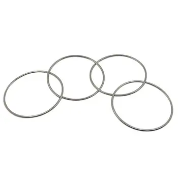 

4pcs Magic Metal Rings Linking Iron Hoops for Fun Magic Trick Playing Props