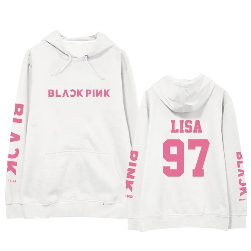 thick Черные розовые толстовки женская розовая одежда harajuku Толстовка kpop хлопковое повседневное зимнее пальто с буквенным принтом весенне-осенняя рубашка Новинка - Цвет: thick