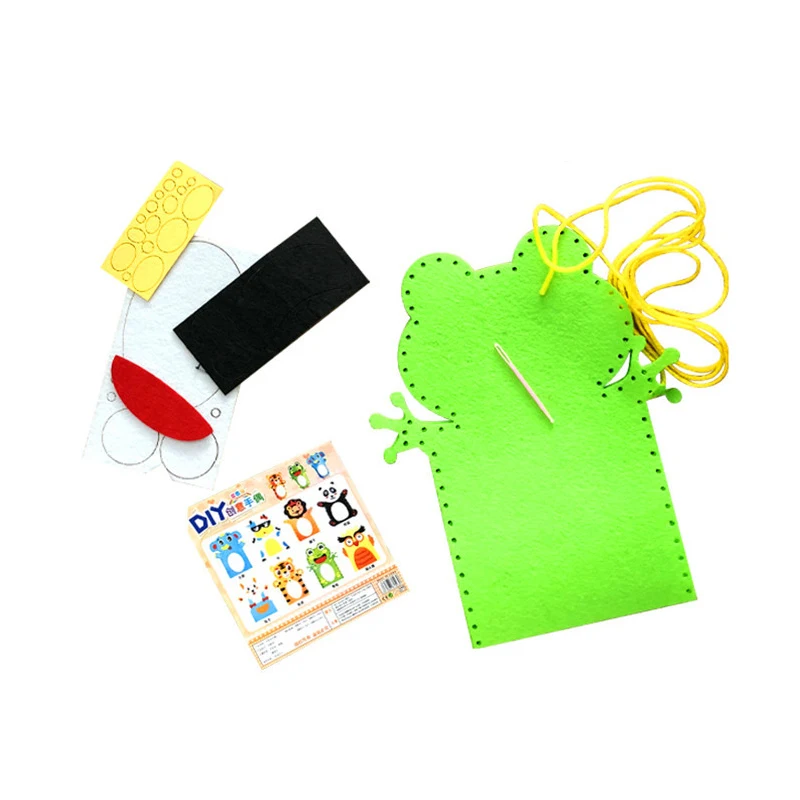 Saizhi DIY Ремесленная игрушка из нетканого полотна мультяшное животное ручная кукольная Игрушка Подарочная практичная креативная интеллектуальная игрушка подарок детские игрушки