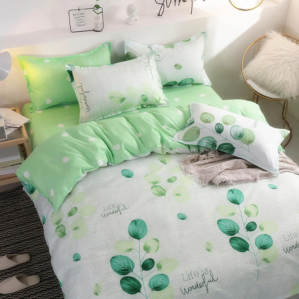 Yellow Bedding Set Набор постельных принадлежностей thumпостельные принадлежности в мелкий горошек, одинарный Классический Простой пододеяльник, желтый, белый, королева, король, полный, двойной, уникальный дизайн, Комплект постельного белья - Цвет: Yellow Bedding Set