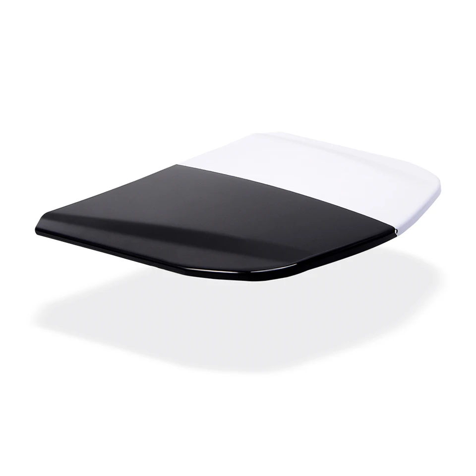 Half Black White Metal 18*20cm Mini Car Bonnet Display Model Hood With Paint For Automotive Glass Coating PPF Display MO-179Q-1