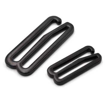 

For 25mm 38mm Webbing 10pcs Black Open End Adjustable Hook D Ring For Backpack Luggage Bag Decorate Accessories
