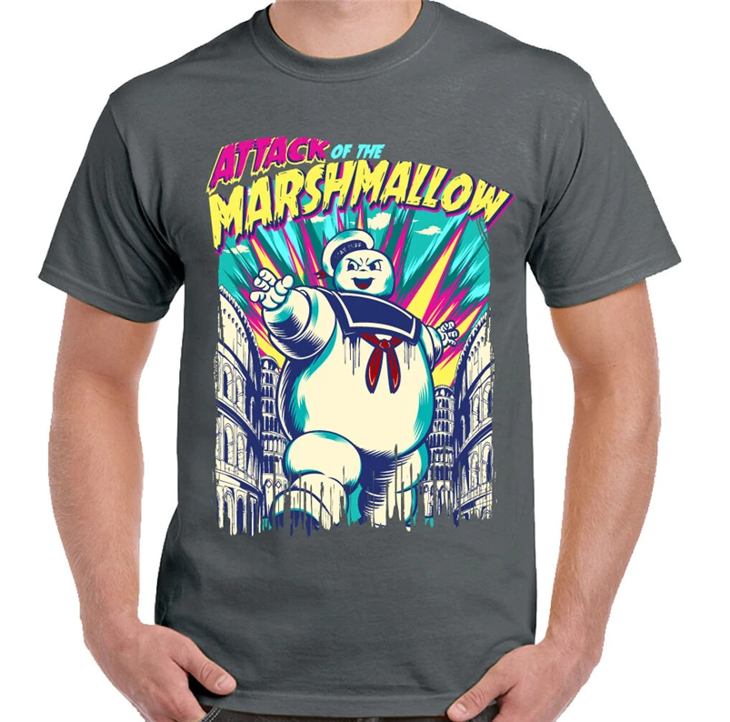 Атака зефира Man Stay Puft мужские забавные Охотники за привидениями вдохновленные