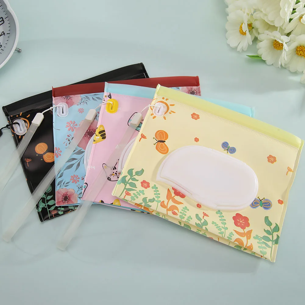 Эко дружественных легко носить салфетки контейнер EVA влажные мешок/Чехол