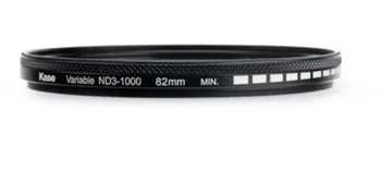 

kase ND3-1000 67 72 77 82 mm waterproof fader ND lens filter tunable variable neutral density for camera