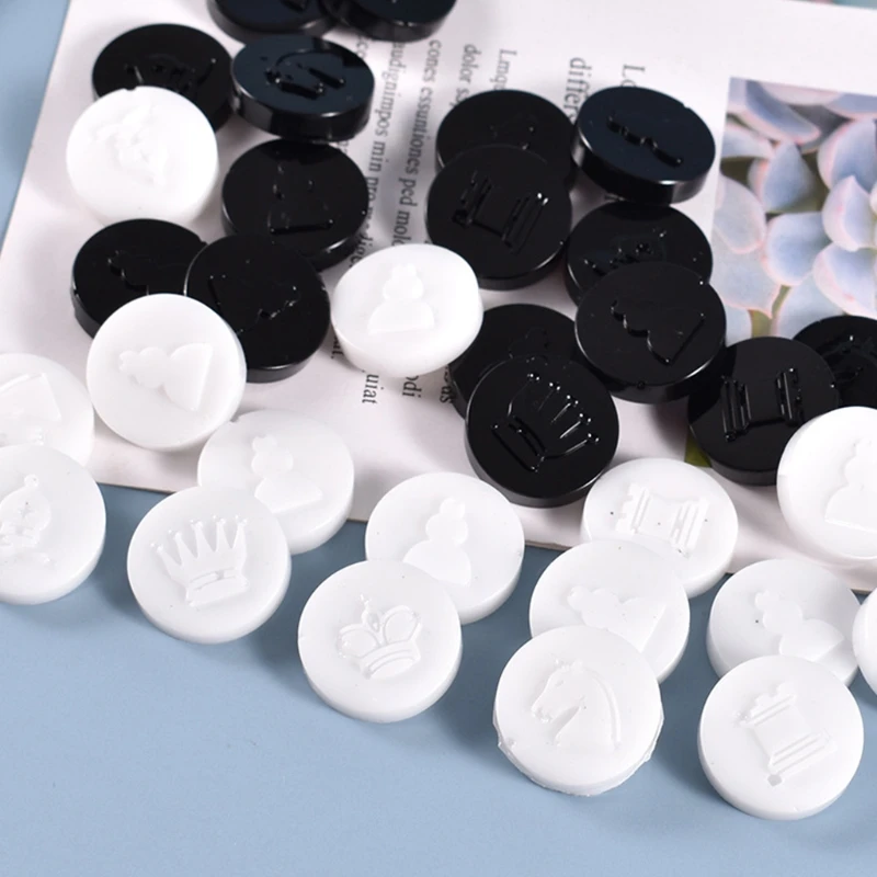 Crystal Epoxy Resin Mold Board Game International Chess Casting Silicone Mould DIY Crafts Making Tool