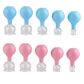 

10Pcs Professional Vacuum Silicone Cupping Cups Kit Anti Cellulite Body Massager Cupping Therapy Set TCM Acupuncture Pain Relief