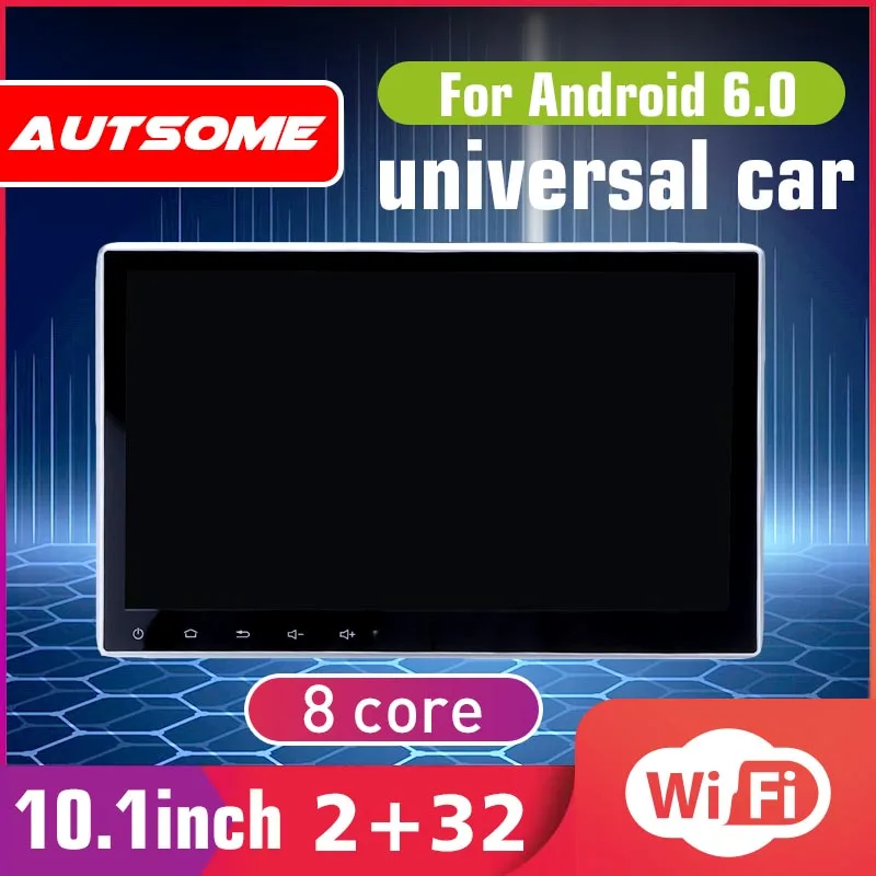 Cheap 10.1" Android 8.0 Car Radio 1 Din 8Core Stereo Receiver GPS Stereo Wifi bluetooth RDS Audio Universal Car Multimedia Player 0