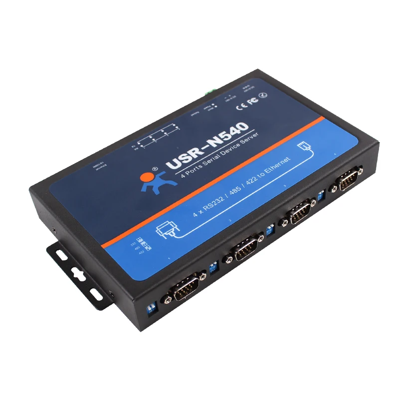 4 порта последовательных устройств сервера USR-N540 RS232 к Ethernet RS422 к RJ45 RS422 к TCP ip-сервер управление потоком RTS CTS поддерживается