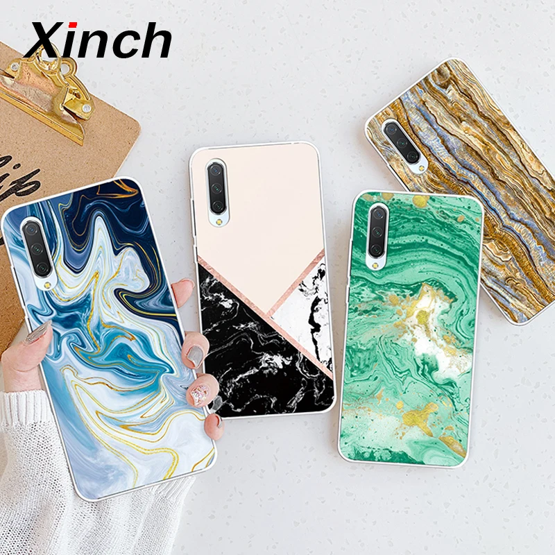 Xinch Marble Case For Xiaomi Mi CC9e CC9 9T Pro Back Cover on Xiomi A2 Lite A3 Phone Coque Soft TPU Silicone Shell Funda Capa |