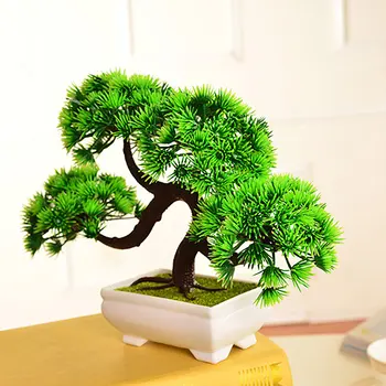 

Artificial Plants Bonsai Small Tree Pot Plants Fake Flowers Potted Ornaments For Home Decoration Hotel Garden Decor