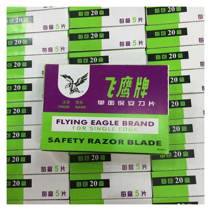 

100PCS/BOX Flying Eagle Brand Safety Razor Blade for OCA Adhesive Sticker Removing Cleaning LCD Repair Tool