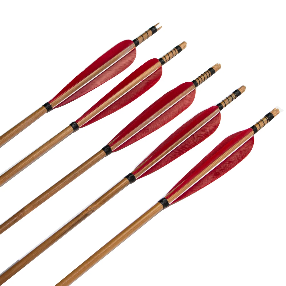 6 шт. Бамбуковая Стрела для стрельбы из лука|bamboo arrows|arrow arrowsarchery arrows |